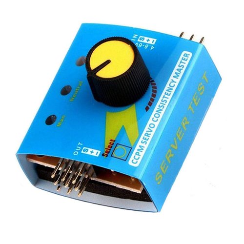 HiLetgo 3pcs RC Servo Tester 3CH Digital Multi ECS Consistency Speed Controller Checker Adjustment Steering Gear Tester CCPM Master for RC Helicopter Car Boat