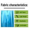 Pelocapa Salon Styling Capes for Clients, Hair Dye Cutting Capes with Elastic Hooks, Waterproof Light Weight Satin Sheen Styling Cape Barber Gown for Stylist, 63”*56”(Blue)