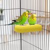 Bird Calcium Teeth Chew Toy Hamster Grinding Stone for Parrot Parakeet Cockatiel Rabbit Chinchilla Squirrel Cage Perch Stand (Random Color) (S)