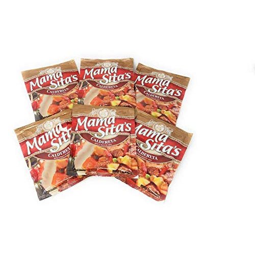 Mama Sitas Caldereta Spicy Sauce Mix 1.76oz (50g) 6 Pack