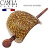 Camila Paris CP3340 French Hair Barrette with Stick, Hair Ponytail Holders, Amber, Slide Hair Pins for Buns Chignon, Strong Hold Hair Bun Clip, No Slip Hair Accessories for Women, Made in France