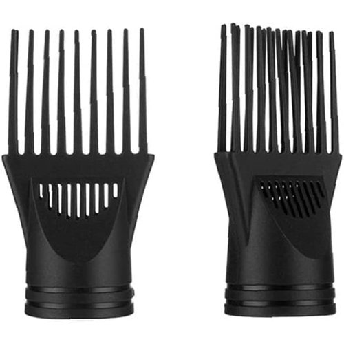 Hair Dryer Diffuser Professional Universal Hairdressing Wind Blow Cover Comb Attachment Nozzle Black Straightening Detangling Fine Curly Natural Hair Professional Processed Blow Dryer Comb Attachment