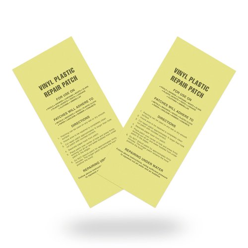 Vinyl Pool Patch Kit Adhesive Repair Slits and Leaks on Inflatable Above Ground Swimming Pool Pack of 2
