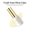 Imtiti Pastel Gel Nail Polish, 1 Pcs 0.5 Fl Oz Creme Light Yellow Gel Polish Soak Off LED UV Nail Gel Polish Neutral Spring Summer Easter Gel Nail Polish DIY Nail Art Starter Manicure Salon Gel Nail