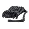 Seachoice Double-Braid Nylon Dock Line w/Eye Splice, Pre-Shrunk, Heat Stabilized, 3/8 in. X 10 Ft., Black