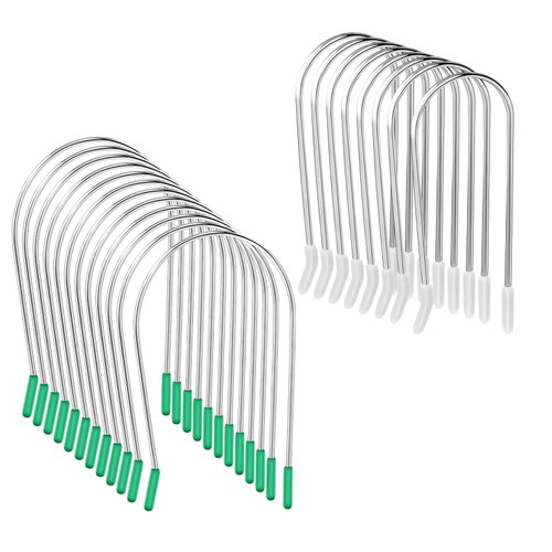 Vin Beauty Hot Curler Clips Replacement Kit, 20 Pieces Hot Roller Clips for Electric Rollers Portable Hot Roller Securing Pins Fits 1½”, 1¾" Size Hair Hot Rollers (8 PCS 1½”,12 PCS 1¾")