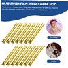 jojofuny 24pcs Thunder Sticks Inflatable Cheering Stick Clapper Noise Makers Cheer up Toys for Sports Games Birthday Party Supplies Wedding Concert Carnival Balloon Golden