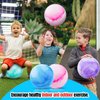 New Bounce Inflatable Bouncing Ball for Kids - Set of 4 Marbleized Bouncy Balls Plus Pump & 2 pins, Inflatable Sensory Balls, for Children and Pets - 8.5" Game Ball