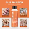 VIARAND Slip Solution Poly Gel 4oz, Anti-stick Poly Gel Nail Solutions with Gel Nail Brush, Glass Cup, Easy DIY Extension Poly Nail Gel