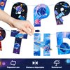 SUNBEAUTY 37PCS Space Galaxy Birthday Decorations Space Themed Party Supplies Solar System Kit Outer Space Galaxy Party Party Decorations Space Themed Party Favors