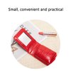 Lipstick Case with Mirror, Portable Makeup Lipstick Case for Outside PU Leather Lipstick Organizer, Mini Bag Travel Cosmetic Pouch Fits 3 Lipsticks Makeup Pouch for Travel (Red)