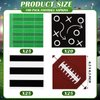Fullhawl 100 Pcs Football Napkins Set 4 Designs Disposable Football Birthday Paper Napkins Football Party Napkins Football Party Decorations for Football Sport Events Frenzy Game Time Tailgate Party