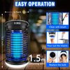 Endbug Bug Zapper, Bug Zapper Outdoor Indoor with LED Light, Electric Mosquito Zapper Fly Zapper, Waterproof Mosquito Killer Insect Zapper Fly Trap for Outside Patio Garden Backyard Home, Plug in