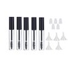 5pcs 10ml Empty Mascara Tube with Eyelash Wand, Eyelash Cream Container Bottle with Funnels Transfer Pipettes