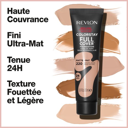 Revlon Colorstay Full Cover Matte Foundation - 220 Natural Beige