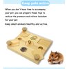 MUYG Wooden Hamster Foraging Toys,Enrichment Foraging Toy Guinea Pig Interactive Hide Treats Puzzle Snuffle Game Small Animal Chew Toys for Chinchilla Rat Bunny Hedgehog Gerbils
