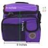 Transworld Durable Deluxe Insulated Lunch Cooler Bag (Many Colors and Size Available) (9" x 7" x 8", Purple)