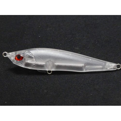 wLure 10 Blank Unpainted Minnow Crankbait Topwater Lipless Jerkbait Fishing Lures V3 (UPM708P10)