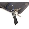 Mini Skater Stainless Steel Wire Cable Key Chain Key Ring Easy to Lock(Black)