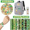 86PCS Reptile Party Favors 50PCS Reptile Stickers 36PCS Reptile Slap Bracelets Alligator Lizard Gecko Snake Turtle Snap Bracelet Reptile Stickers for Kids Reptile Party Supplies Decorations Gifts