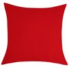 TangDepot Cotton Solid Throw Pillow Covers, 12" x 20" , Red