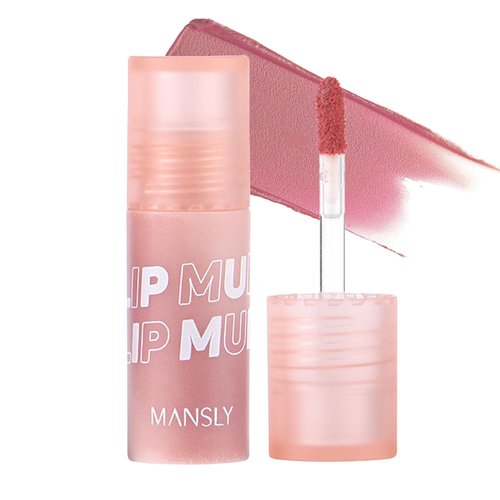 ONMYLOVIN Matte Ink Lip Tint Stain, Lip Mud, Lasting Non-Stick Cup Matt Lip Gloss, Korean Liquid Lipcolor Makeup, Cheeky, Rose Nude Lipstick for Women (B15# Orange Blossom)