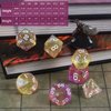 CiaraQ DND Polyhedral Dice Set with Dice Bag for Dungeons and Dragons RPG MTG Role Playing Table Games