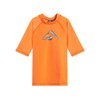 Kanu Surf boys Paradise Upf 50+ Sun Protective Rashguard Swim Rash Guard Shirt, Abacos Orange, 14-16 US
