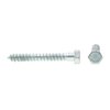 Prime-Line 9056313 Hex Lag Screws, 3/8 In. X 3 In, A307 Grade A Hot Dip Galvanized Steel (25 Pack), Zinc