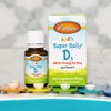 Carlson - Kid's Super Daily D3, Kids Vitamin D Drops, 400 IU (10 mcg) per Drop, Heart Health, Immune Support, Vegetarian, Liquid Vitamin D Drops, Unflavored, 365 Drops