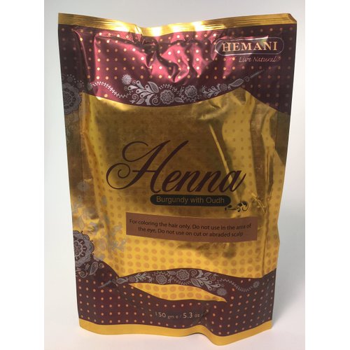 Henna Natural Hair Color For All I Unisex I Burgundy with Oud Scent I 100 Natural Hair & Beard Dye I Herbal I No PPD I Cruelty Free I Gray Coverage and Tinting