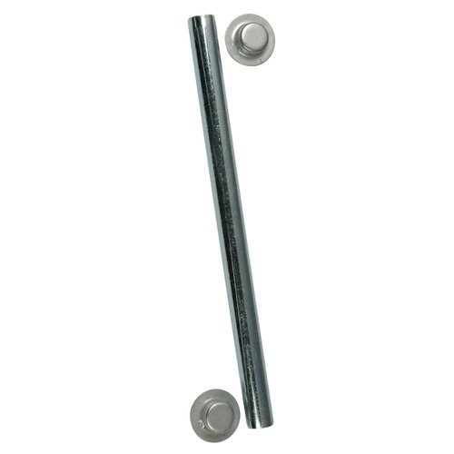 CE Smith Trailer 10700A Roller Shaft with Cap Nuts, 1/2" x 5 1/4"- Replacement Parts and Accessories for Your Ski Boat, Fishing Boat or Sailboat Trailer,Silver