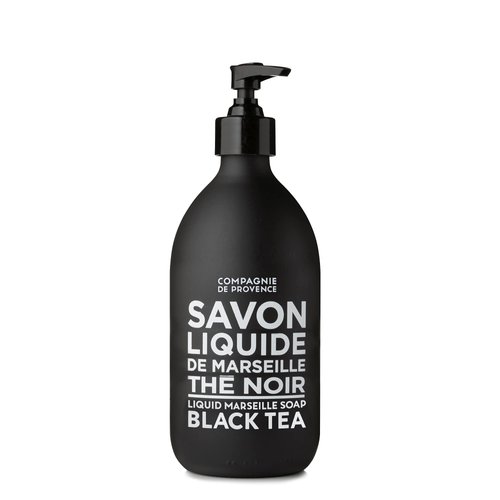 Compagnie de Provence Savon de Marseille Extra Pure Liquid Soap - Black Tea - 16.9 Fl Oz Glass Pu...