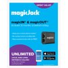 magicJack, New 2023 VOIP Phone Adapter, Portable Home and On-The-Go Digital Service. Unlimited Calls to US and Canada. NO Monthly Bill | Featuring magicIN™ & magicOUT™ Service