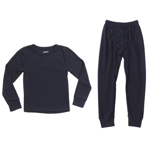 At The Buzzer Thermal Underwear Set for Boys 95362-Navy-18/20
