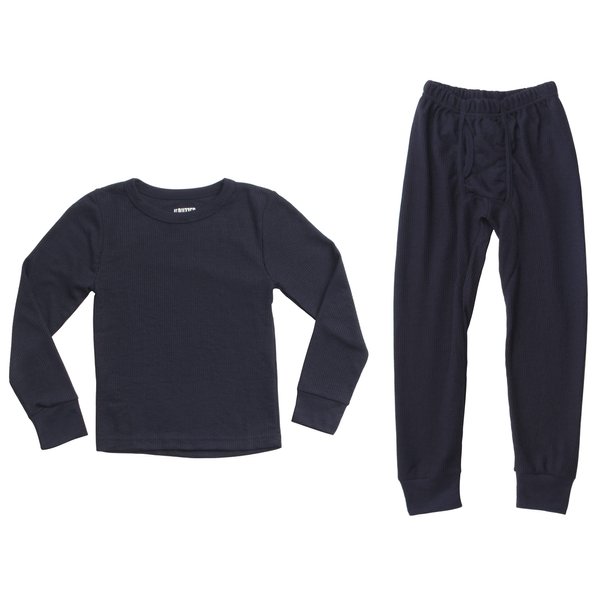 At The Buzzer Thermal Underwear Set for Boys 95362-Navy-18/20