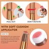 Ofanyia Highlighter Wand, Liquid Glitter Face Highlighter Stick with Cushion Applicator, Cruelty-free Silky Smooth Lightweight Blendable Shimmer Highlighter Beauty Wand for Face Cheekbone Glow