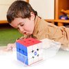 GAN 356 M Magnetic Speed Cube,3x3x3 Smooth and Fast Magic Cube Stickerless,Puzzle Cube Toy Gift for Kids,Children,Adults,Easter Basket Stuffers