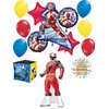 Anagram Power Rangers Birthday Party Supplies 14 pc Foil Balloon Bouquet Decorations