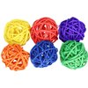 Bonka Bird Toys 1294 Pk6 Small Vine Balls Colorful Chew Natural Parrot Parrotlet Budgie Cockatiel
