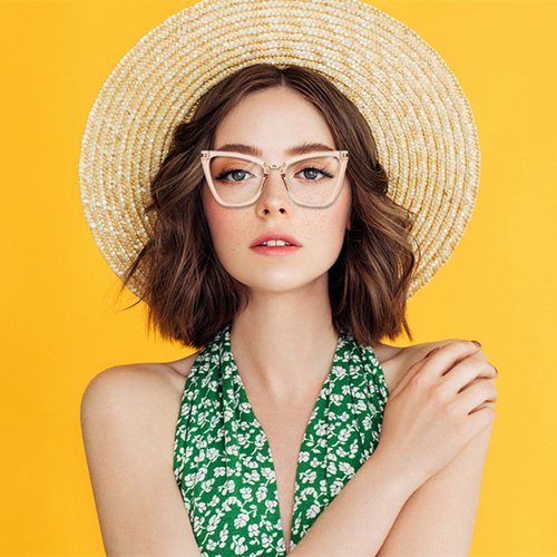 FEISEDY Blue Light Blocking Glasses Computer Glasses Women Men Fashion Cateye Glasses B2914