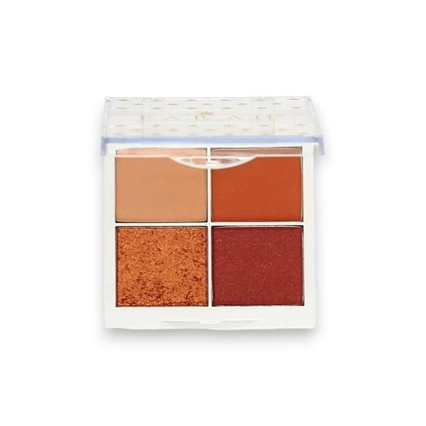 F.A.R.A.H Eyeshadow Quad - Sunkissed Bronze - Travel-Sized Eyeshadow Palette with 4 Colors