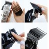 Duehut 8 PCS Professional Hair Clipper Combs Guides Professional Hair Cut Clippers Tool Hair clipper guide combs hair cutting guides for Precise Hair Cutting and Trim Length