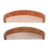 2Pcs Natural Peach Wood Comb, Wide Toothed Wooden Comb Handmade Anti-Static Comb Close Tooth Comb Pocket Sized Fine Tooth Detangling Hair Comb for Women Girls