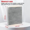 VEPAGOO CP966 CF11966 Cabin Air Filter includes Activated Carbon Replacement for Buick Cadillac Chevrolet GMC Air Conditioner Filter
