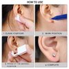 prgislew Ear Piercing Gun - Silmy 6 Pack Ear Piercing Kit Disposable Self Ear Piercing Gun with Ear Stud and Clean Tool Pierce Kit Tool for Nose Studs Cartilage Tragus Helix Piercing Gun