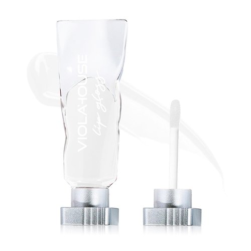 VIOLA HOUSE Lip Gloss, Lip Stains Lip Tint Stain, Clear Lip Gloss, Non Stick Lip Makeup.4ML/0.13Fl.Oz(1 crystal clear)