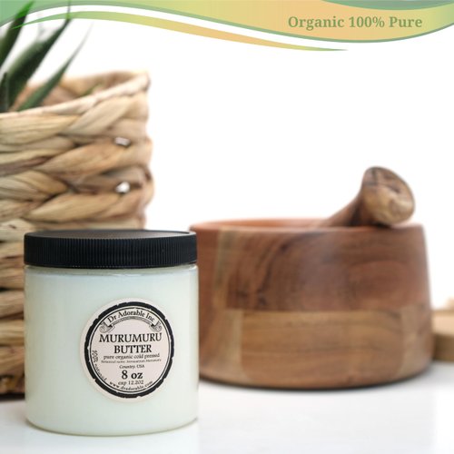 Dr Adorable - 8 oz - Murumuru Butter - Refined Pure Natural Organic Cold Pressed Body Butter Lotion & Soap Making