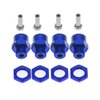 GTHELE 12mm to 17mm Wheel Hex Hub Adapter Extension Conversion for 1/10 RC Car and Upgrade 1/8 Tires