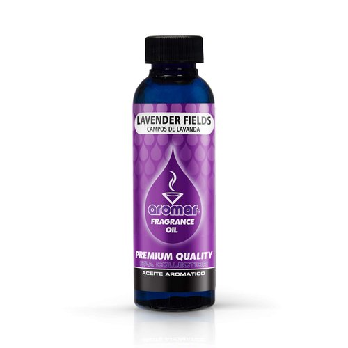 AROMAR Premium Fragrance Oil, Pack of 3 Lavender Fields 2oz. Bottles. Long Lasting Aromatic Scent, Fresh and Revitalizing Aromatherapy for Living Room, Bedroom, and Kitchen
